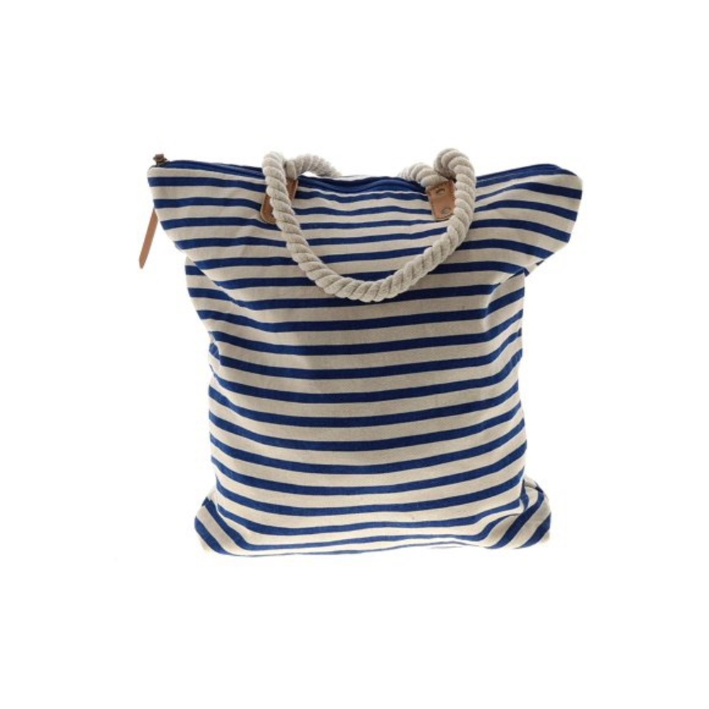 NWT Summer & Rose Beach tote bag Navy and Cream